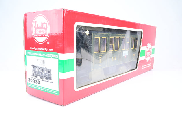 LGB G Gauge 30330 Ballenberg 3rd Class Passenger Car - Boxed