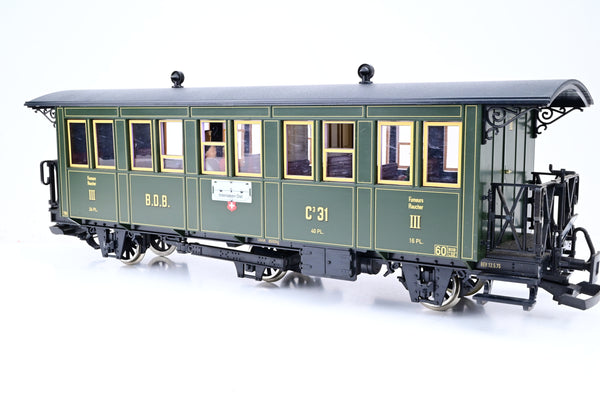 LGB G Gauge 30330 Ballenberg 3rd Class Passenger Car - Boxed