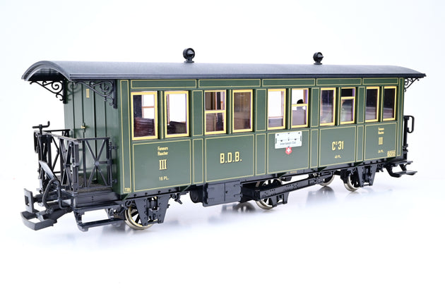 LGB G Gauge 30330 Ballenberg 3rd Class Passenger Car - Boxed
