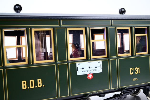 LGB G Gauge 30330 Ballenberg 3rd Class Passenger Car - Boxed
