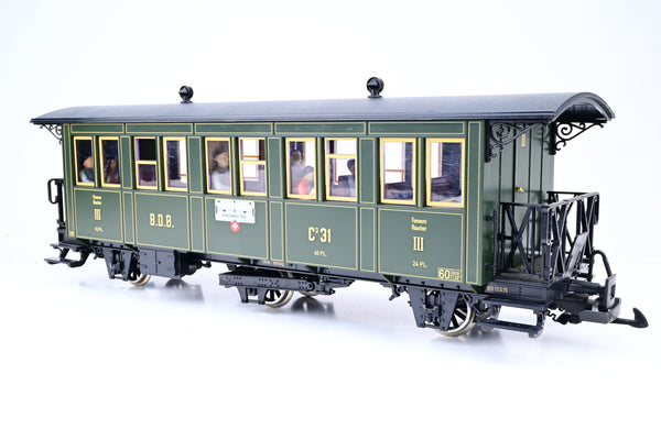 LGB G Gauge 30330 Ballenberg 3rd Class Passenger Car - Boxed