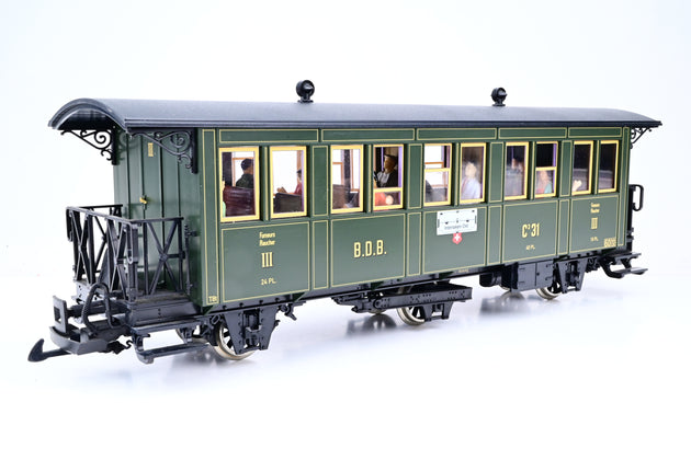 LGB G Gauge 30330 Ballenberg 3rd Class Passenger Car - Boxed