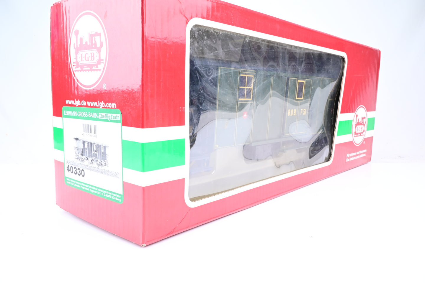 LGB G Gauge 40330 Ballenberg Luggage Car - Boxed