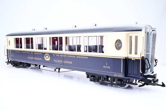 LGB G Gauge 32658 MOB CIWL 'Golden Mountain' Pullman Saloon Car No.AB4 103 - Boxed