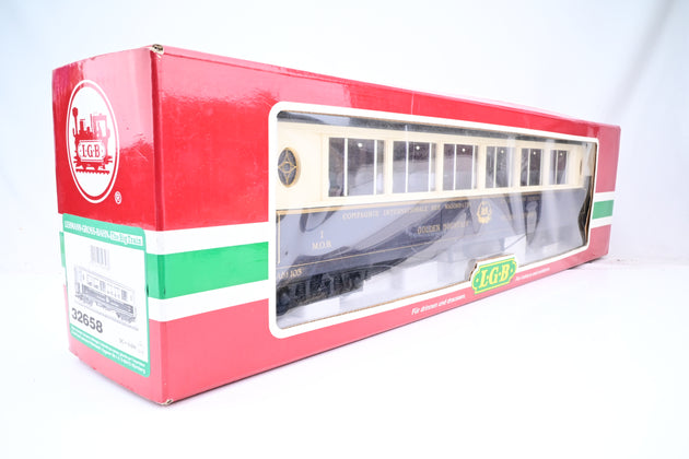 LGB G Gauge 32658 MOB CIWL 'Golden Mountain' Pullman Saloon Car No.AB4 103 - Boxed