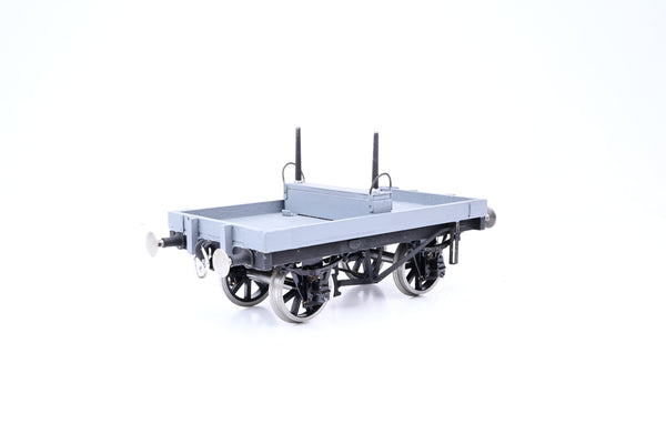 Kit Built Gauge 1 10mm Scale Pair of GWR 4-Wheel Bolster Wagons
