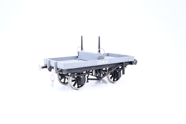 Kit Built Gauge 1 10mm Scale Pair of GWR 4-Wheel Bolster Wagons