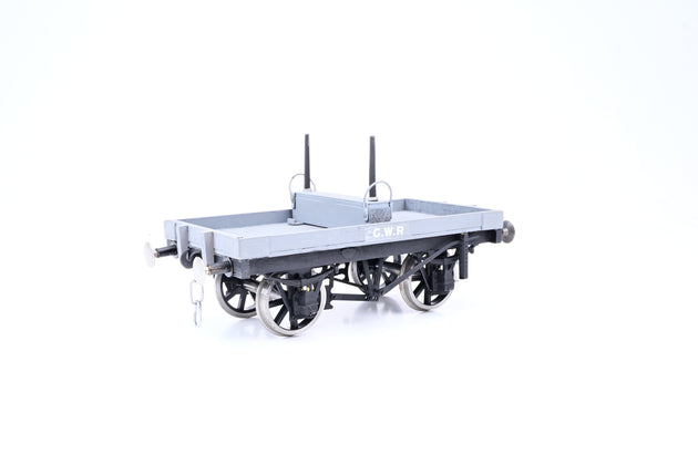 Kit Built Gauge 1 10mm Scale Pair of GWR 4-Wheel Bolster Wagons