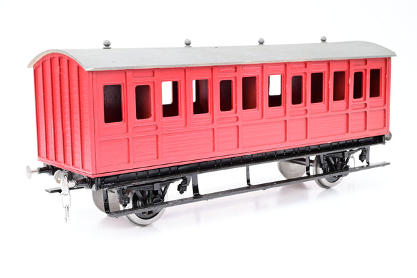 Kit Built Gauge 1 10mm Scale Rake of 3 4 Wheel Coaches - Unboxed