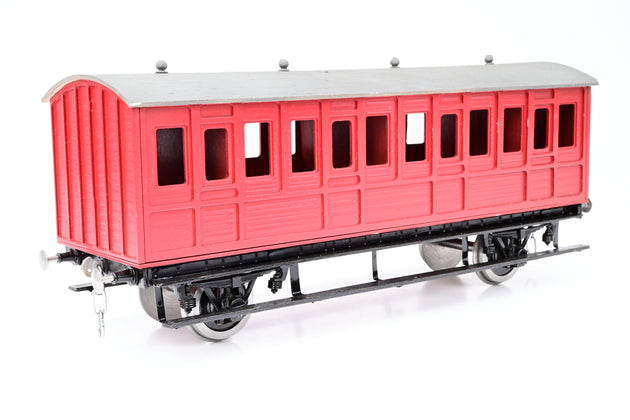 Kit Built Gauge 1 10mm Scale Rake of 3 4 Wheel Coaches - Unboxed