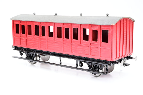 Kit Built Gauge 1 10mm Scale Rake of 3 4 Wheel Coaches - Unboxed