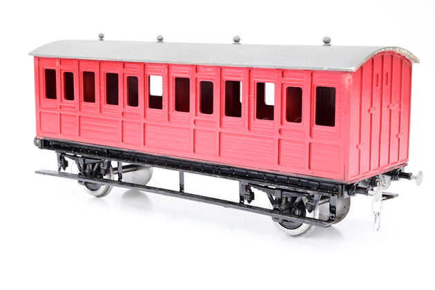Kit Built Gauge 1 10mm Scale Rake of 3 4 Wheel Coaches - Unboxed