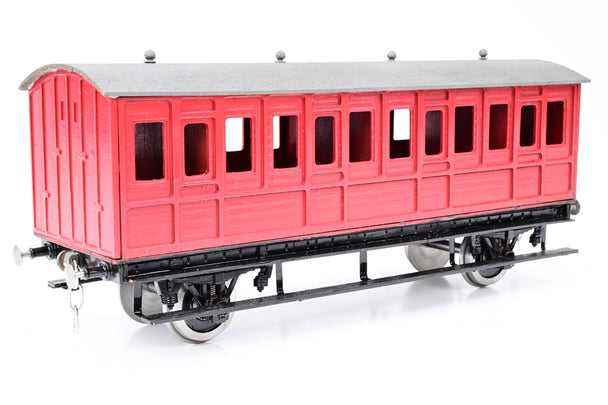 Kit Built Gauge 1 10mm Scale Rake of 3 4 Wheel Coaches - Unboxed