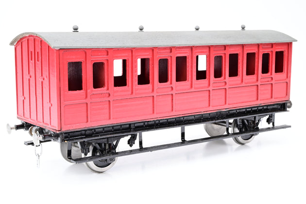 Kit Built Gauge 1 10mm Scale Rake of 3 4 Wheel Coaches - Unboxed