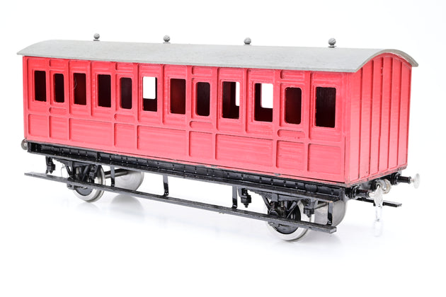 Kit Built Gauge 1 10mm Scale Rake of 3 4 Wheel Coaches - Unboxed