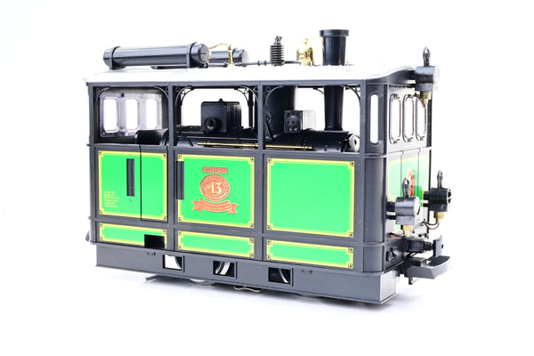 LGB G Gauge 2150 Tramway Steam Engine Elias Black Green No.13 - DCC Fitted, Boxed