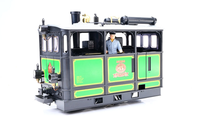LGB G Gauge 2150 Tramway Steam Engine Elias Black Green No.13 - DCC Fitted, Boxed