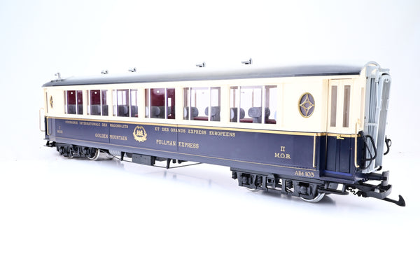 LGB G Gauge 32658 MOB CIWL 'Golden Mountain' Pullman Saloon Car No.AB4 103 - Boxed