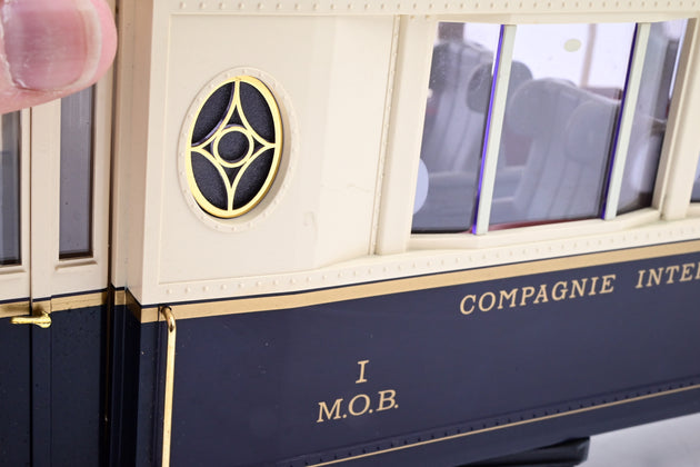 LGB G Gauge 32658 MOB CIWL 'Golden Mountain' Pullman Saloon Car No.AB4 103 - Boxed