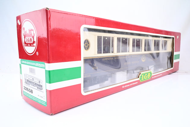 LGB G Gauge 32658 MOB CIWL 'Golden Mountain' Pullman Saloon Car No.AB4 103 - Boxed