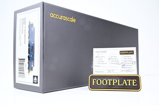 Accurascale OO Gauge ACC2625 BR Blue Class 37 No.37140 - DCC Sound, Boxed