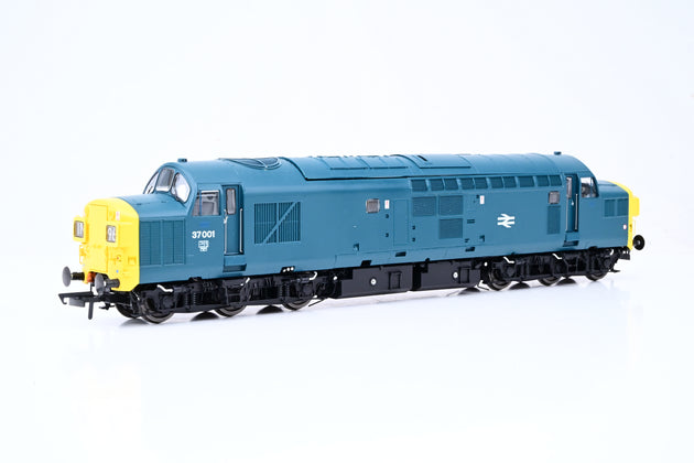 Accurascale OO Gauge ACC2304 BR Blue Class 37 No.37001 - DCC Sound, Boxed