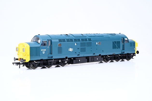 Accurascale OO Gauge ACC2304 BR Blue Class 37 No.37001 - DCC Sound, Boxed