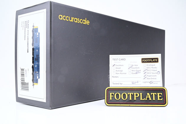 Accurascale OO Gauge ACC2304 BR Blue Class 37 No.37001 - DCC Sound, Boxed