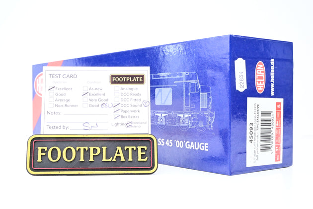 Heljan OO Gauge 45093 BR Blue Class 45 No.D15 - DCC Sound, Boxed
