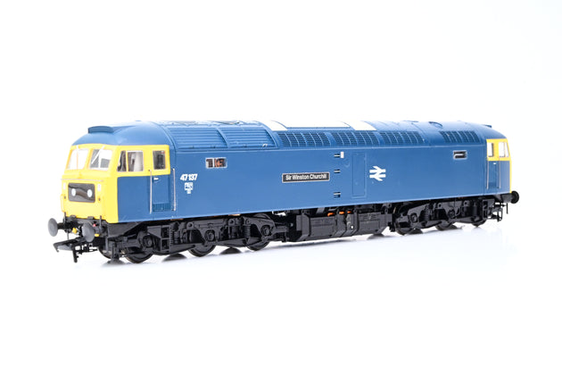 Heljan OO Gauge 4712 BR Blue Class 47/0 No.47137 - DCC Sound, Boxed
