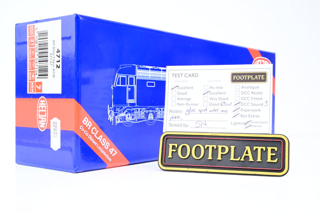 Heljan OO Gauge 4712 BR Blue Class 47/0 No.47137 - DCC Sound, Boxed