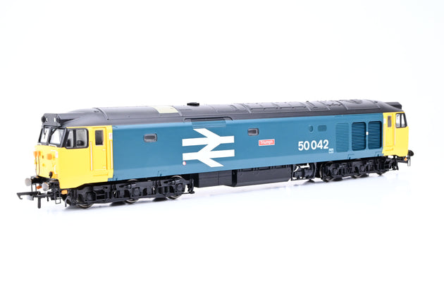 Hornby OO Gauge R30154 BR Class 50, Co-Co No.50042 'Triumph' - DCC Sound, Boxed