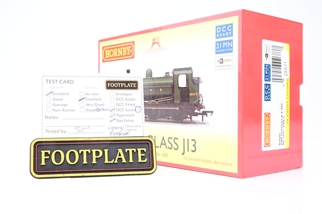 Hornby OO Gauge R30365 GNR Class J13 No.1257 - DCC Sound, Boxed