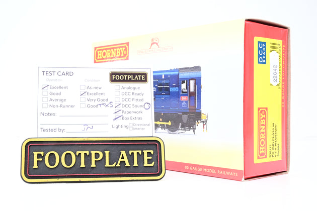 Hornby OO Gauge R30115 BR Blue Class 08 No.604 'Phantom' - DCC Sound, Boxed