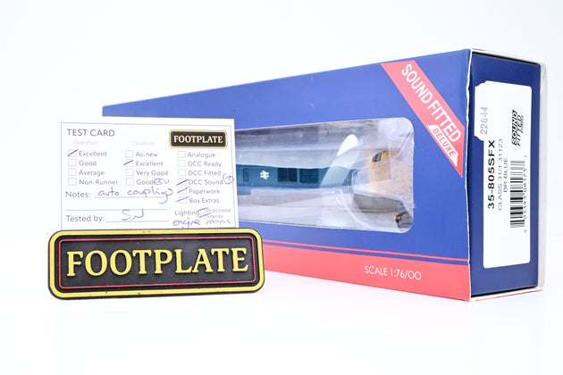 Bachmann OO Gauge 35-805SFX BR Blue Class 31/1 No.31123 - DCC Sound, Boxed
