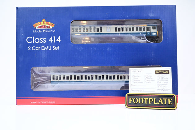 Bachmann OO Gauge 31-391 BR Blue & Grey 2 Car Class 414 EMU No.6063 - DCC Sound, Boxed