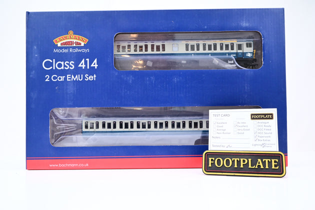 Bachmann OO Gauge 31-391 BR Blue & Grey 2 Car Class 414 EMU No.6063 - DCC Sound, Boxed