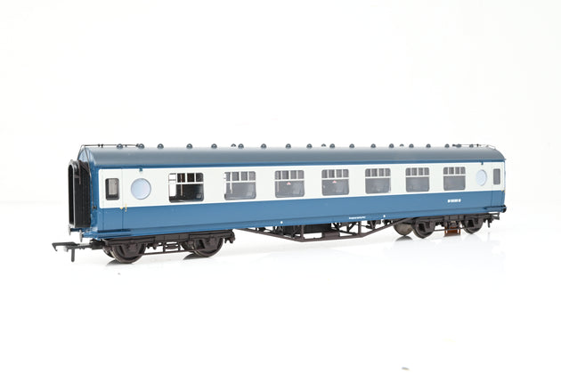 Bachmann OO Gauge 39-452A LMS 57ft Porthole Coach Corridor Second BR Blue & Grey No.M13135M - Boxed