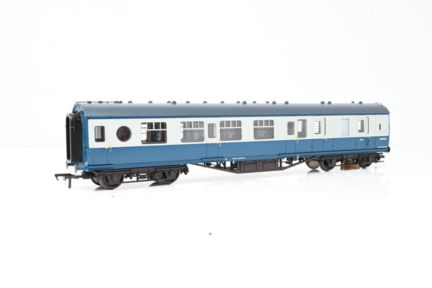 Bachmann OO Gauge 39-462 LMS 57ft Porthole Coach Corridor Second BR Blue & Grey Brake No.M27001M - Boxed