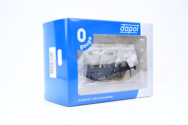 Dapol O Gauge 7F-033-005 BR Grey 24T Steel Hopper Wagon No.B435549 - Boxed