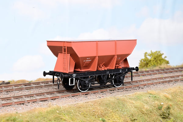 Dapol O Gauge 7F-033-001 BR Bauxite 24T Steel Hopper Wagon No.B435007 - Boxed