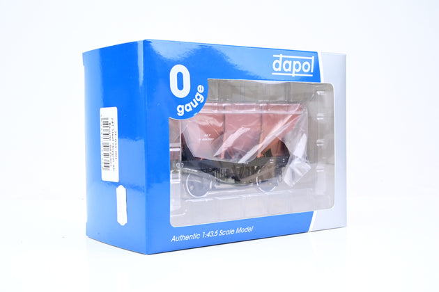 Dapol O Gauge 7F-033-001 BR Bauxite 24T Steel Hopper Wagon No.B435007 - Boxed