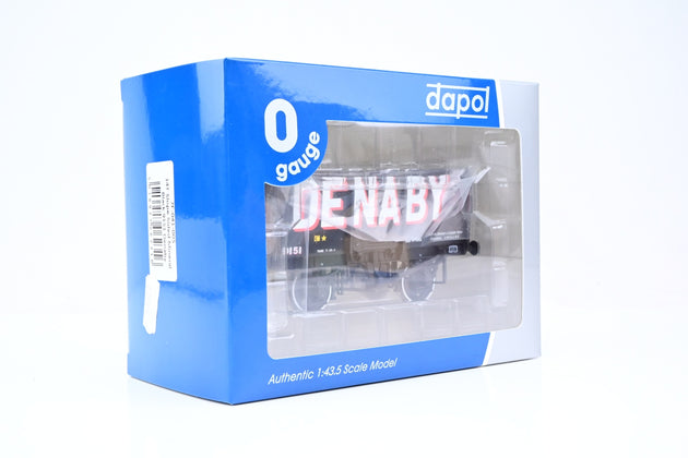 Dapol O Gauge 7F-041-005 'Denaby' 14T Slope Sided Mineral Wagon No.9151 - Boxed