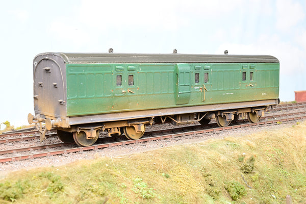 Kit Built O Gauge Southern Green Non-Corridor Bogie Brake Coach No.S29S - Unboxed