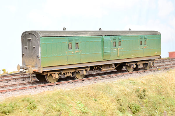 Kit Built O Gauge Southern Green Non-Corridor Bogie Brake Coach No.S29S - Unboxed