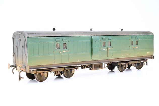 Kit Built O Gauge Southern Green Non-Corridor Bogie Brake Coach No.S29S - Unboxed