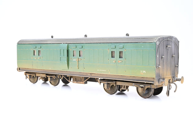 Kit Built O Gauge Southern Green Non-Corridor Bogie Brake Coach No.S29S - Unboxed