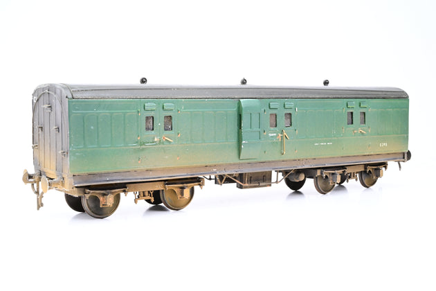 Kit Built O Gauge Southern Green Non-Corridor Bogie Brake Coach No.S29S - Unboxed