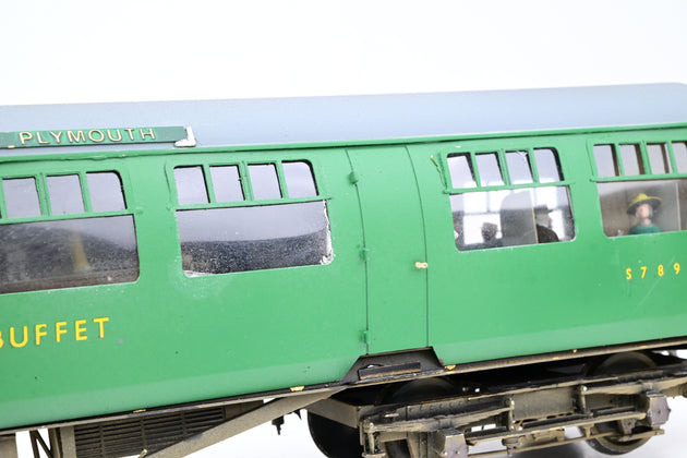 Kit Built O Gauge BR (SR) Green Mk1 Buffet Car No.S7890 - Unboxed