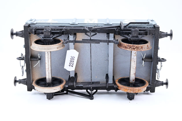 Kit Built Gauge 1 10mm LMS Grey 8T 3-Plank Open Wagon No.23406 - Unboxed